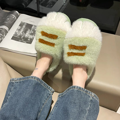 Multi-colors qualited tiger paw slippers home woman winters cotton shoes chunky Wide Feet Suit 3D Cat Claw Slippers