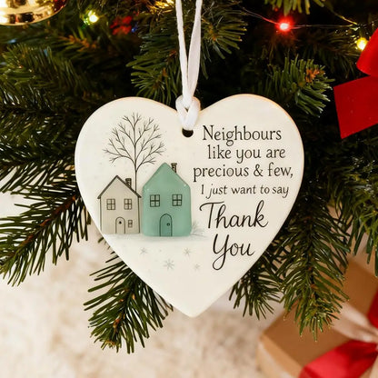 Thank You Gifts for Neighbor Christmas Ornament Old New Neighbor Welcome Gift for Neighbors Birthday Neighbor Moving Away Gifts