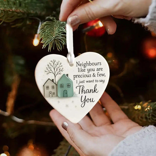 Thank You Gifts for Neighbor Christmas Ornament Old New Neighbor Welcome Gift for Neighbors Birthday Neighbor Moving Away Gifts