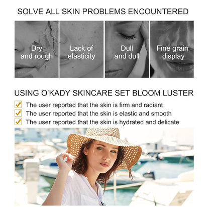 Anti Aging Skin Care Sets Gentle Skin,Care Travel Kit,Cleanser,Toner, Face Serum,Eye Cream,Face Cream Facial Skin Care Sets & Kits for Wife Mom Women Girl Valentine'S Day (12 Piece)