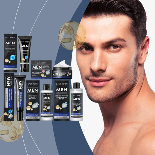 Men'S Face Care Set Hydrating Toner & Firming Cream